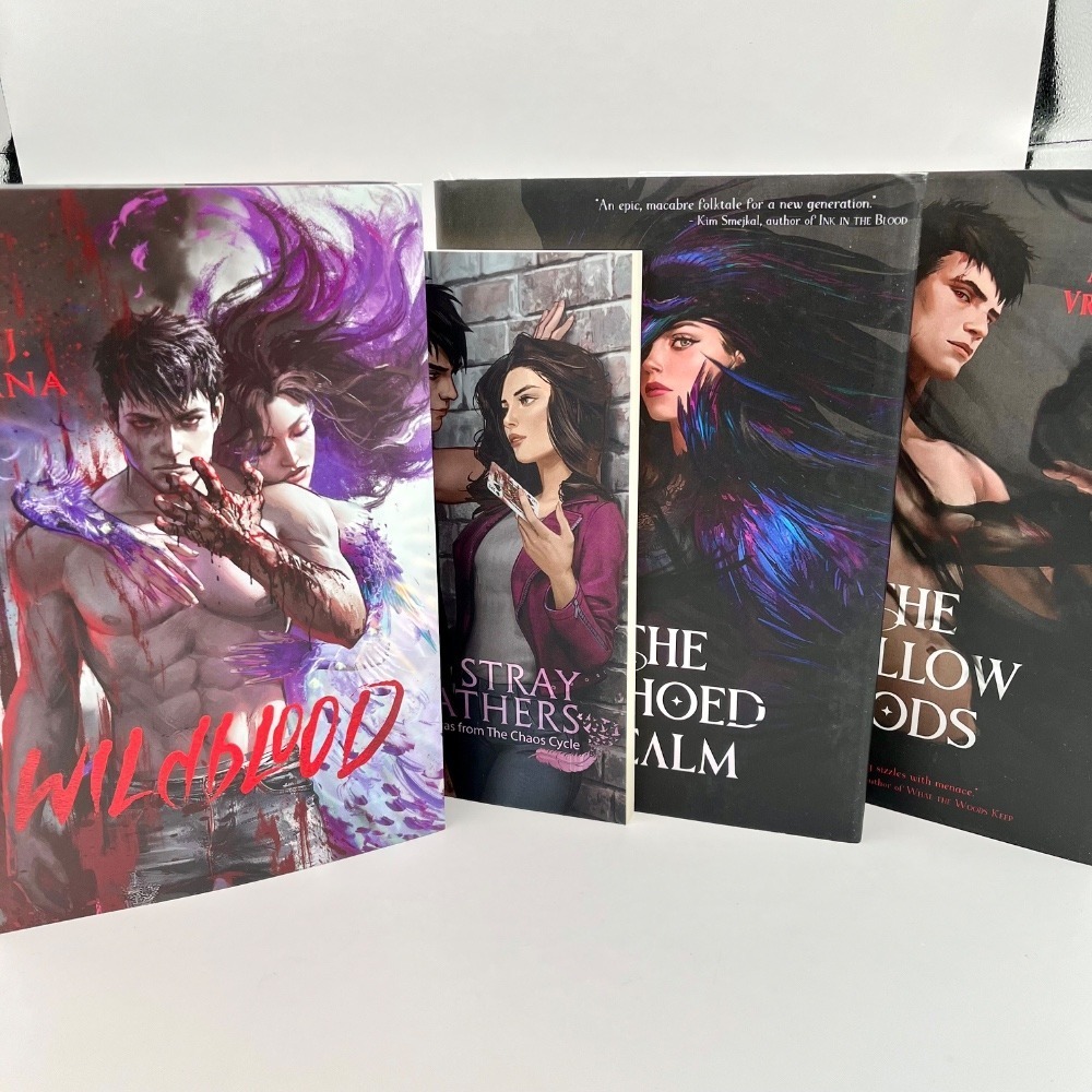 A.J. Vrana Chaos Cycle Wildblood The Hollow Gods The Echoed Realm Stray Feathers